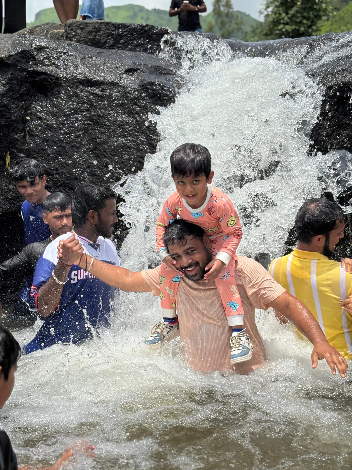 Fun at the falls