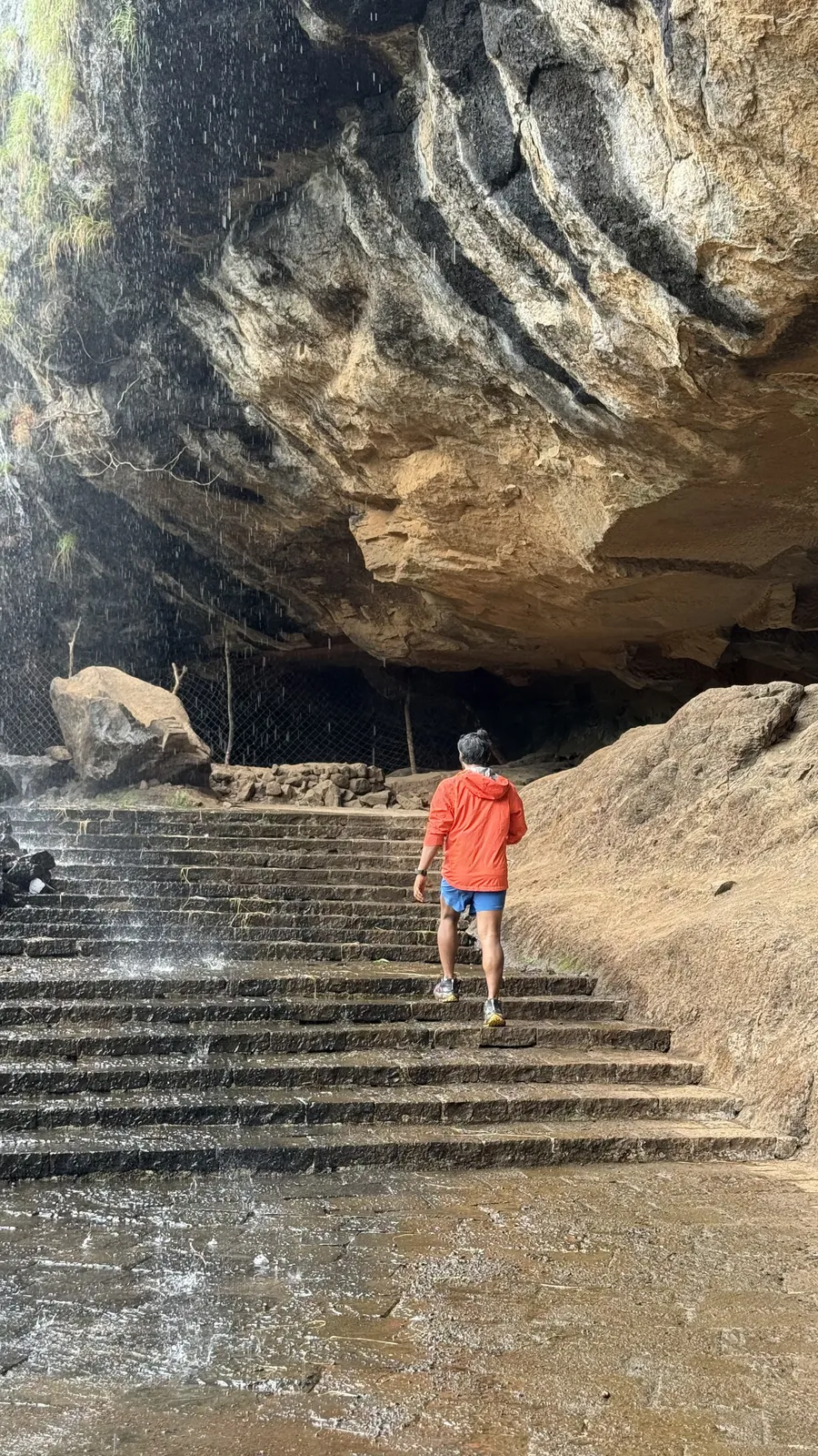 Caves and rocky mountains